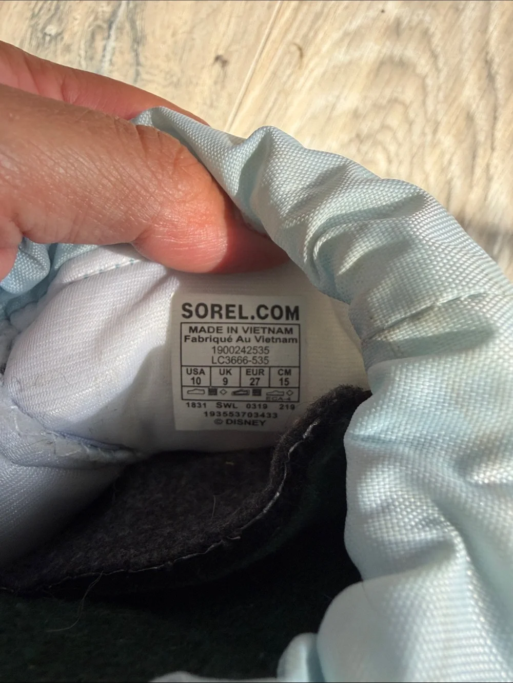 Sorel Kids Light Blue Disney Elsa Snow Boots